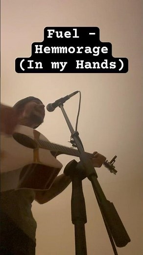 Fuel - Hemorrhage (In my Hands) acoustic cover