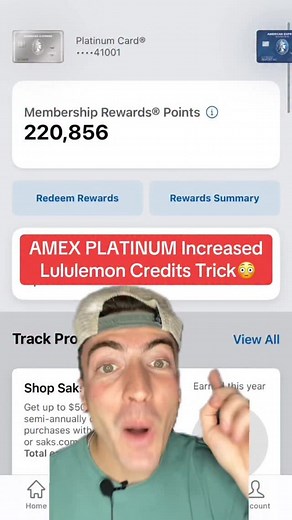 4K views · 29 reactions | Reply “RAKUTEN” to see your AMEX Lululemon Rakuten Offer狼 Most people only use their Amex Platinum’s $75 Lululemon credit once… Here’s how to double dip and get even more   Link your Platinum card to your Lululemon account  Connect that same card to Rakuten  Opt for Amex points instead of cash-back and earn extra rewards on top Reply “RAKUTEN” and I’ll DM you my direct referral for a $50 bonus 欄 | Nicholas Kalstek | Facebook
