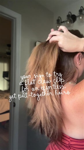 Flat claw clips for an elevated, yet effortless, hair style 🫶🏻 bonus: they don’t dig into your head ✨ in my showcase my ShopMy 🛍️ @Dae Hair #hairstyle #tiktokshop #sahmhairstyle