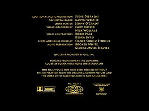 The Lion King 3 Hakuna Matata 2004 DVD Closing