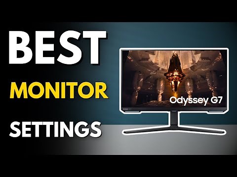 Samsung Odyssey G7 Best Settings In 2026