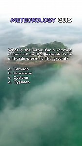 Meteorology Quiz | Join the Weather Adventure: Test Your Meteorology IQ with Our Fascinating Quiz! 🌦️⚡ #meteorology #weather #climate #education #study #school #learningisfun #quiz #quizzes #quiztime #quizchallenge #fyp #reels #fbreels #reelsfb #quizbee | Quiz Buddy