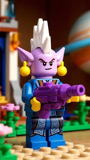 Supreme Kai and a Lego alien blaster (purple)