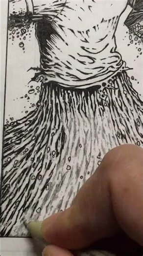 Detailed Comic Art takes forever! #drawing #art