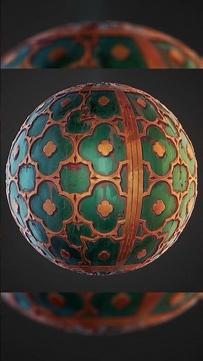 ORNAMENT BRASS ARABESQUE | SUBSTANCE DESIGNER