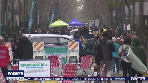 Open Streets in Center City is back