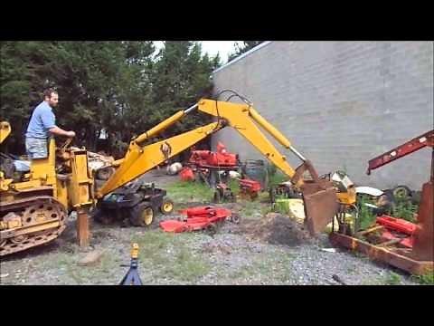 1959 John Deere 440 Crawler Loader 51 Backhoe Demonstration