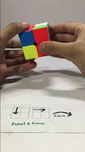 2x2 Rubik’s Cube easy trick tutorial