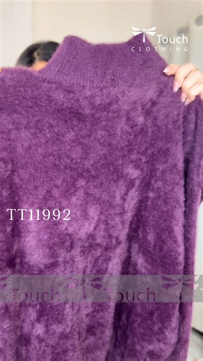 Cozy Plush High-Neck Winter Sweater-TT11992 Bust: 38-48 Fit: Relaxed Warm Fit #style #sweater #winter #outfitofthedayideas #ttouchclothing | TTouch Clothing