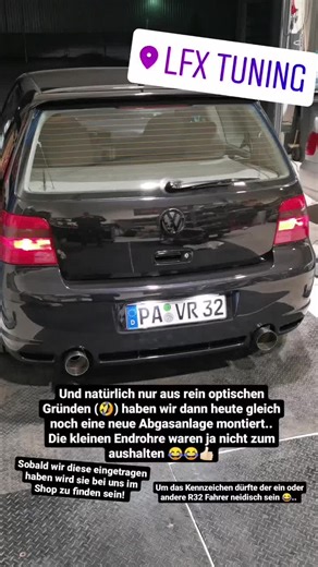 Neue Abgasanlage für unseren R32 – Tuning und Performance