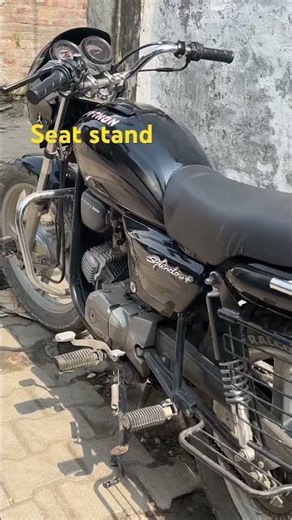 Splender bike seat stand install #rathi #splendormodified