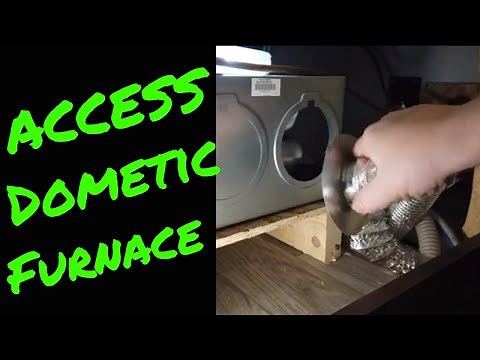 Dometic Furnace Access #dometic #diy #furnace