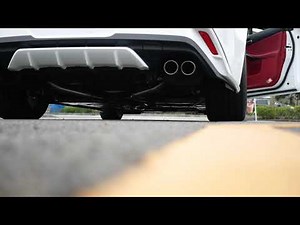 レクサス is300 mode black TRDマフラー エンジン始動・空ぶかし