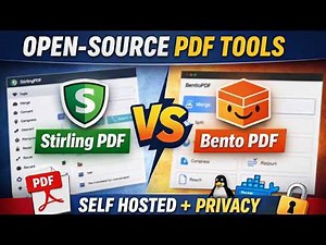 Open-Source PDF Tools: Stirling PDF vs BentoPDF (Self-Host + Privacy)