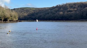 An interesting arrival on a sunny and calm Sunday! #fowey #cornwall | Fowey Visitor Information