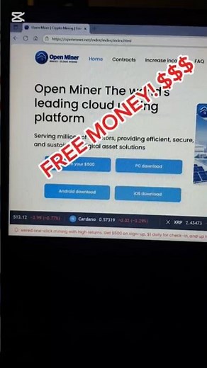 I Tried Open Miner — Got FREE USD Instantly! 😱💰 (Cloud Mining Explained)