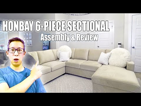 Amazing 6-Piece Velvet Sleeper Sectional from Honbay: Ultimate Comfort, Storage & Style!