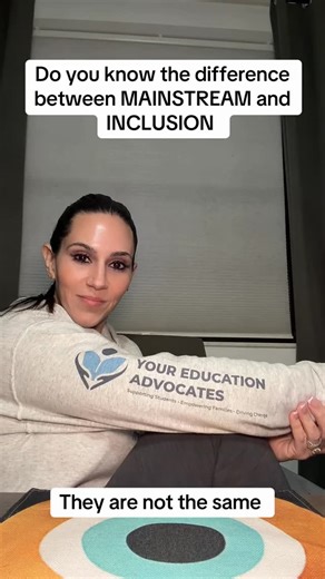 Your Education Advocates on Instagram: "Let’s talk about the difference between inclusion and mainstream, because they are NOT the same. Mainstream classes can include students with IEPs. Those students still receive their IEP goals and accommodations, and the general education teacher is responsible for implementing them. What mainstream classes typically do not have are the additional, embedded supports, like co-teaching, in-class special education support, or dedicated support staff. An inclu