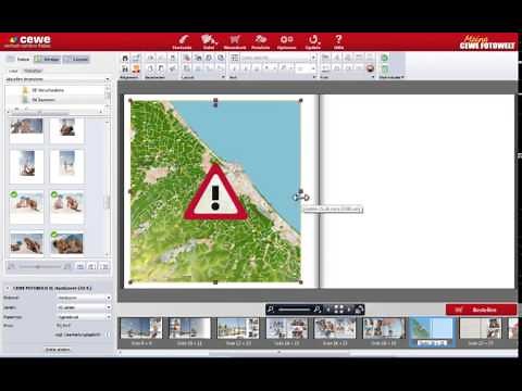 CEWE FOTOBUCH - Einfügen von Landkarten (Tutorial)