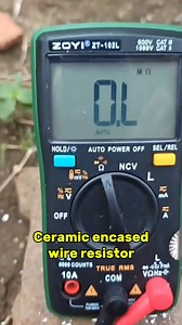 62K views · 225 reactions | Ceramic encased wire resistor! #Reels #viral #shorts #speaker #LED #diyprojects #repair #electrician #diyproject #ideas #audio #diy #FM #electronics #radio #creative #electricalengineering | Belajar Servis Elektronika | Facebook