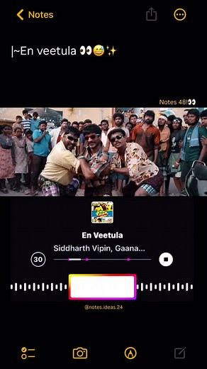 Musix.💔😭 on Instagram: "~`Notes 48!👀 @notes.ideas.24 . . . . #instanotes #trending #foryou #instafeed #reels #explorepage #tamireels #instagood #instagram #instanotesideas #notes #music #musicvideo #musicdaily #musiclover #musicvibes #enveetula #vjs #vijaysethupathy #gana #love #oneside"