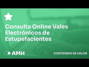 Consulta Online Vales de Estupefacientes en Farmatic - AMH Systemas