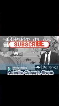 पारिस्थितिक तंत्र by Manish Chandra