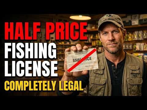 Pay Half Price for Your Fishing License — This Is Completely Legal