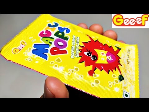 Magic Pops Popping Candy Lemon🍋Flavour | Ingredients, Taste, Price | Geef Magic Pops Popping💥Candy🤨