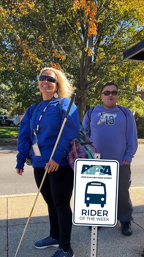 67 reactions · 11 comments | Meet your Rider of the Week!  Providence residents Barbara and Justin ride RIPTA and RIde paratransit to work, shopping, and appointments. This glowing bride-to-be and her fiance even rode the Route 21 bus to the Big Cheese in Cranston to celebrate their engagement! #Paratransit #PublicTransit #CranstonRI #ProvidenceRI | Rhode Island Public Transit Authority | Facebook