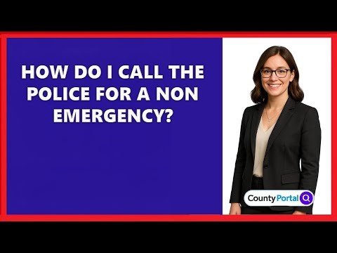 How Do I Call The Police For A Non Emergency?