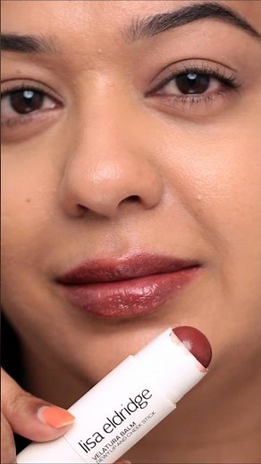 Lisa Eldridge Velatura Balm in Cinnamon Bun | Demo on Indian skin tone