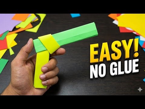 How to Make a Paper Gun (Easy) | कागज़ की बंदूक कैसे बनाएं 🔫