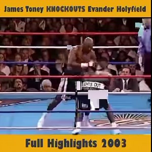 61K views · 386 reactions | James Toney Knockouts Evander Holyfield #holyfield #jamestoney #knockouts #boxing The KO | The KO | Facebook