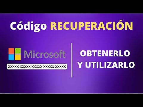 CÓDIGO Recuperación MICROSOFT -¿Cómo OBTENERLO y Usarlo?