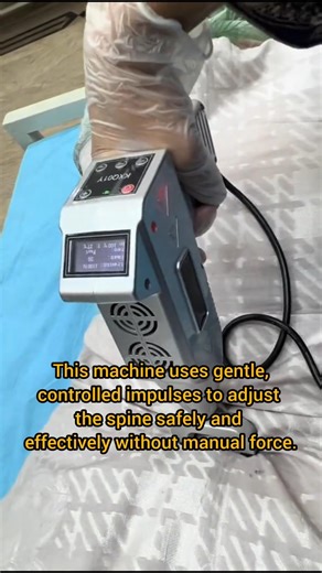 Spinal Alignment with Chiropractic Adjustment Machine