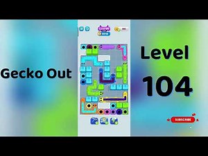 🎮 Gecko Out Level 104 Walkthrough | Go Answer 🦎