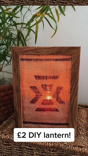 DIY candle lantern! 💫 #candle #lantern #diy #bohodecor #interiordesign #interior #thrifty #upcycling #home #hack #budget #crafting #foryoupage #fyp