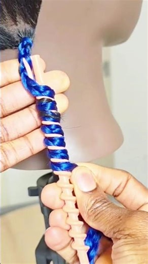 new method coil braid hair tutorial #hair #coilyhair #youtubers #subscribe