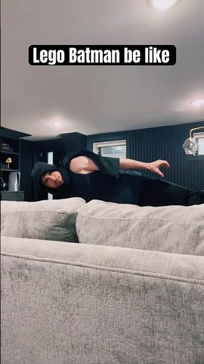 Lego Batman caught Batman-ing 🤣 #lego #batman #legobatman #funnymemes #memes #lipsync #dc #comedy