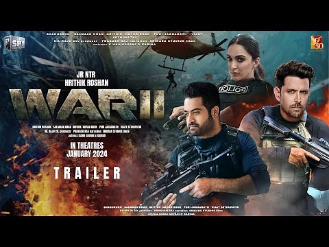 WAR 2 - Trailer | Hrithik Roshan | Jr NTR | Kiara Advani | Siddharth Anand, Salman K, Yash Raj Films