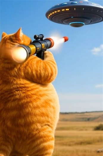 Smart Cat Outsmarts Aliens with the Ultimate Trap #catanimation #funnycatvideo #aicat