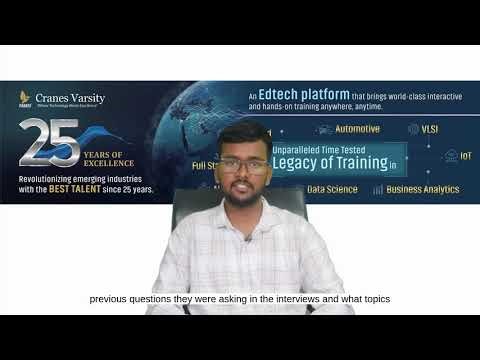 Abhishek's Success Story | From Cranes Varsity to Sony India Pvt Ltd.