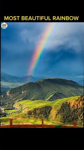 Most beautiful rainbow show 🌈 #facts #trending #shorts