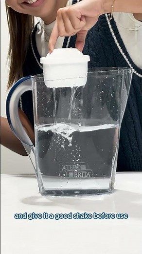 How to prepare your BRITA filter before use 🙌