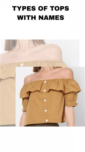 Different types of tops with names / Different types of tops with their names #types #tops