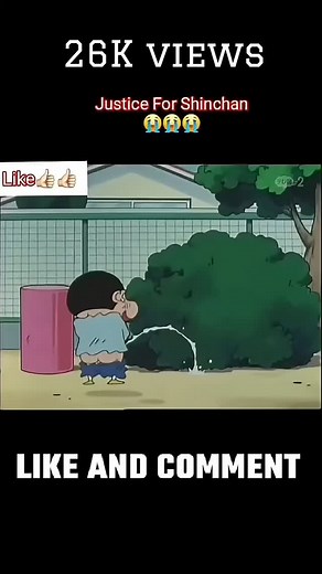 shinchan.fan.1 on Instagram: "Shinchan deleted scene🤣🤣🤣 26K views complete in reel #cartoon #shinchan #comedy"