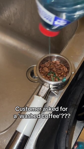 Someone else asked for a natural coffee? Like sir, it all grows from the ground, of course it’s natural?? #coffee #cafe #coffeeshop #barista #baristalife