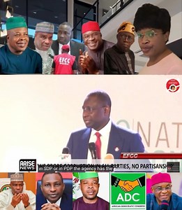 14K views · 226 reactions | BREAKING : Tinubu Using EFCC To Pick Up 0ppos!tion Leaders, Now They’re Targeting David Mark After Tambuwal Arrest, Ihedioha And The Rest Forming ADC Coalition * Rufai Oseni & Abati Re@ct And Question EFCC Boss, Hear Their Comments On This Matter Credit : Arisetv | Noonooagu | Facebook