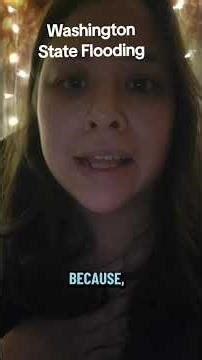 Washington is Flooding 😱 #washingtonstate #weather #chronicalillness #disability #smallbussiness